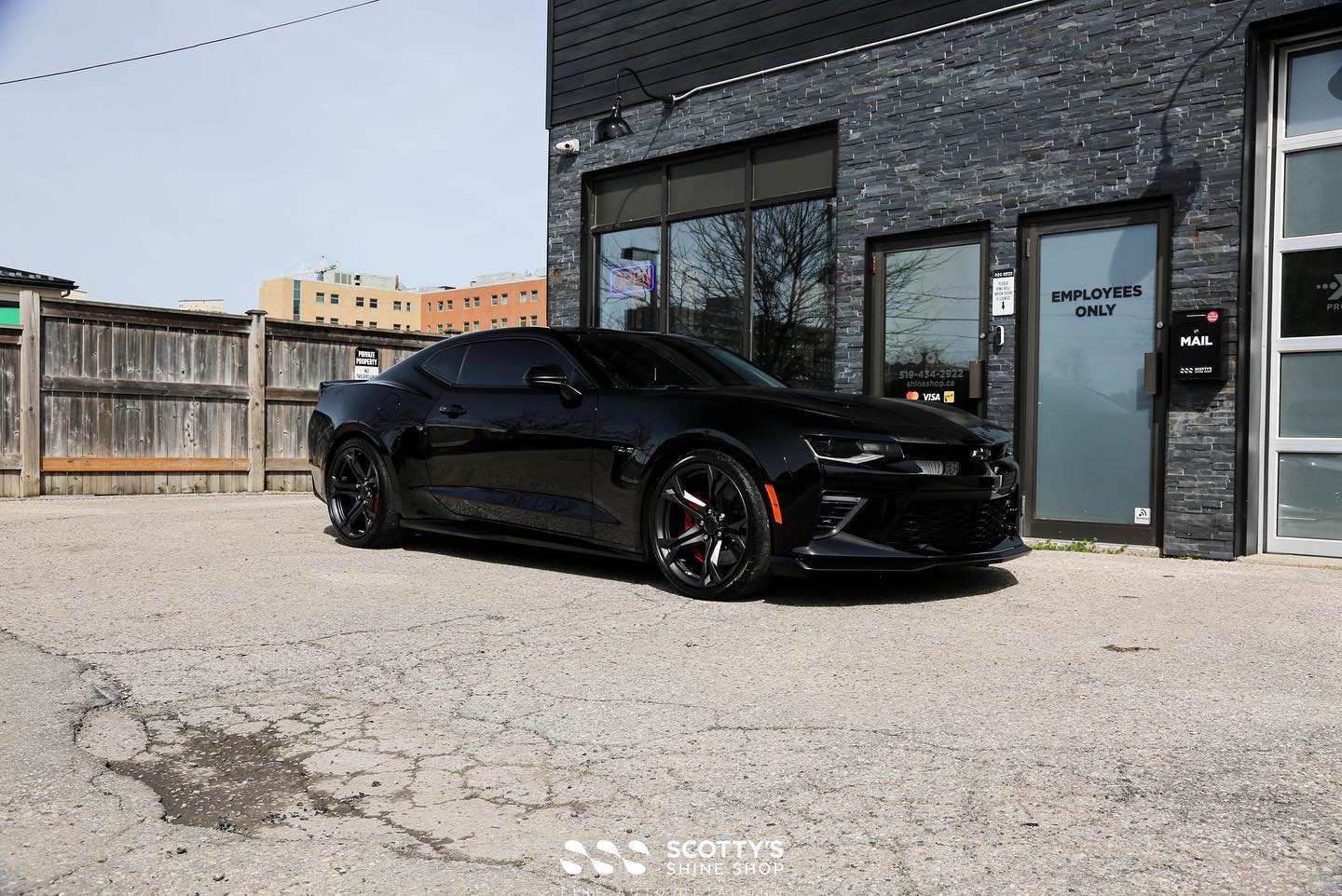 Chevrolet Camero SS 1FE paint correction and modesta bc-04 nano-titanium glass coating london ont
