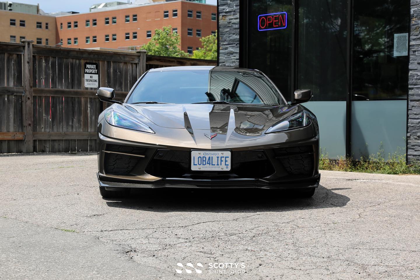 chevrolet corvette c8 car detailing london on