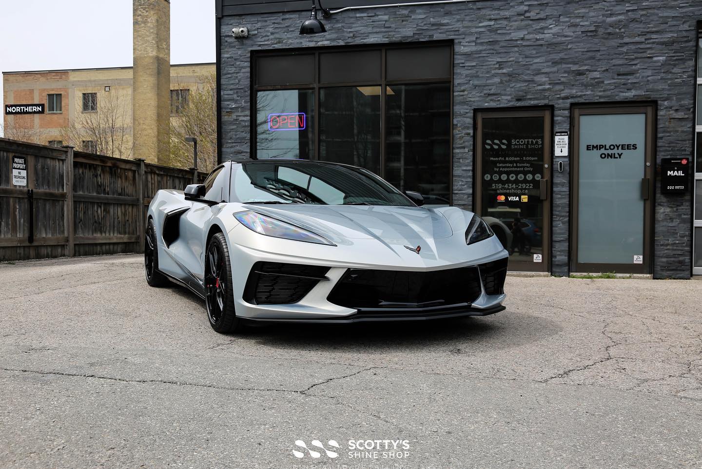 Chevrolet Corvette C8 Xpel Ultimate Plus ppf & Xpel Ceramic Window Tint London ON