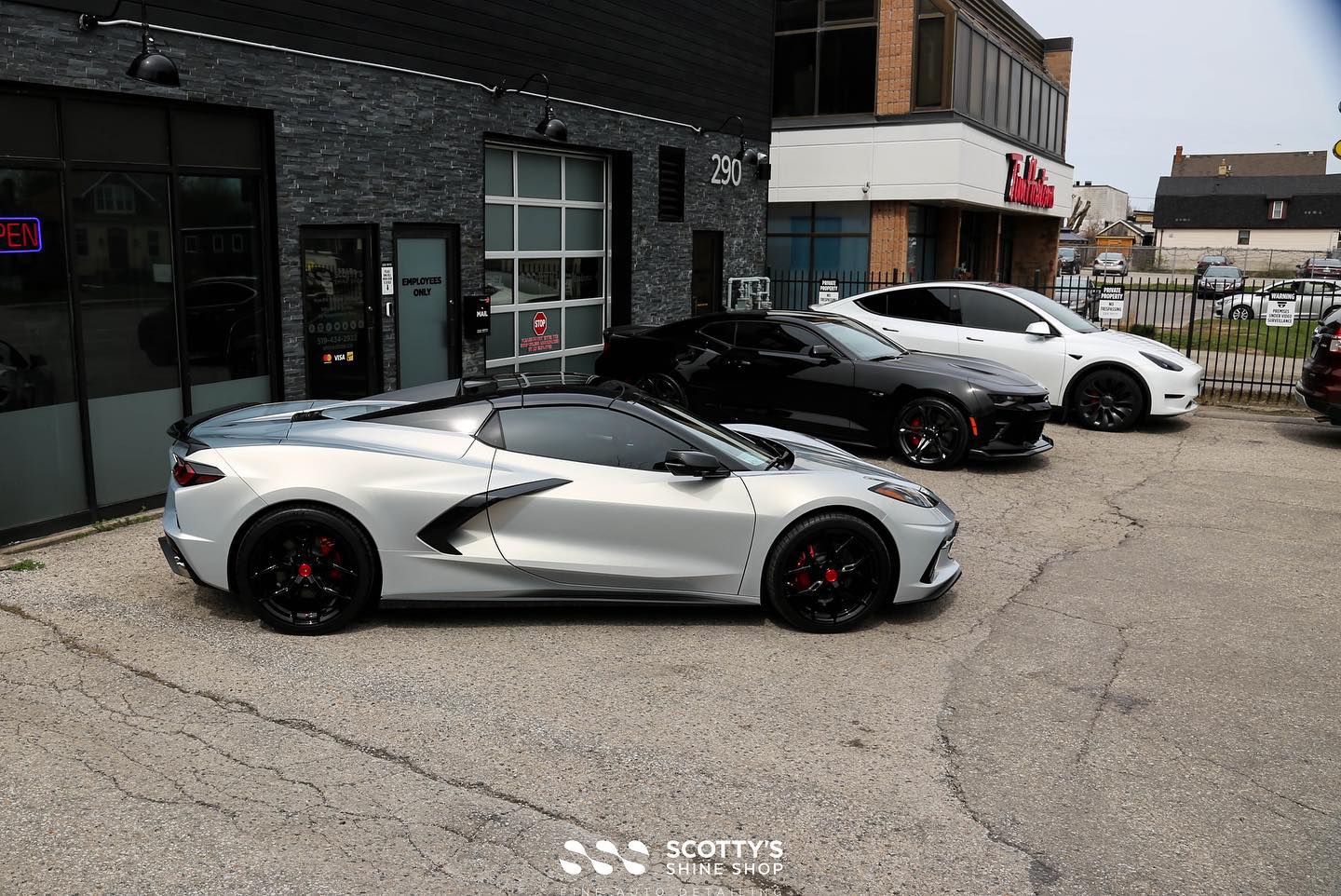 Chevrolet Corvette C8 Xpel Ultimate Plus ppf & Xpel Prime XR Plus Ceramic Window Tint London Ont