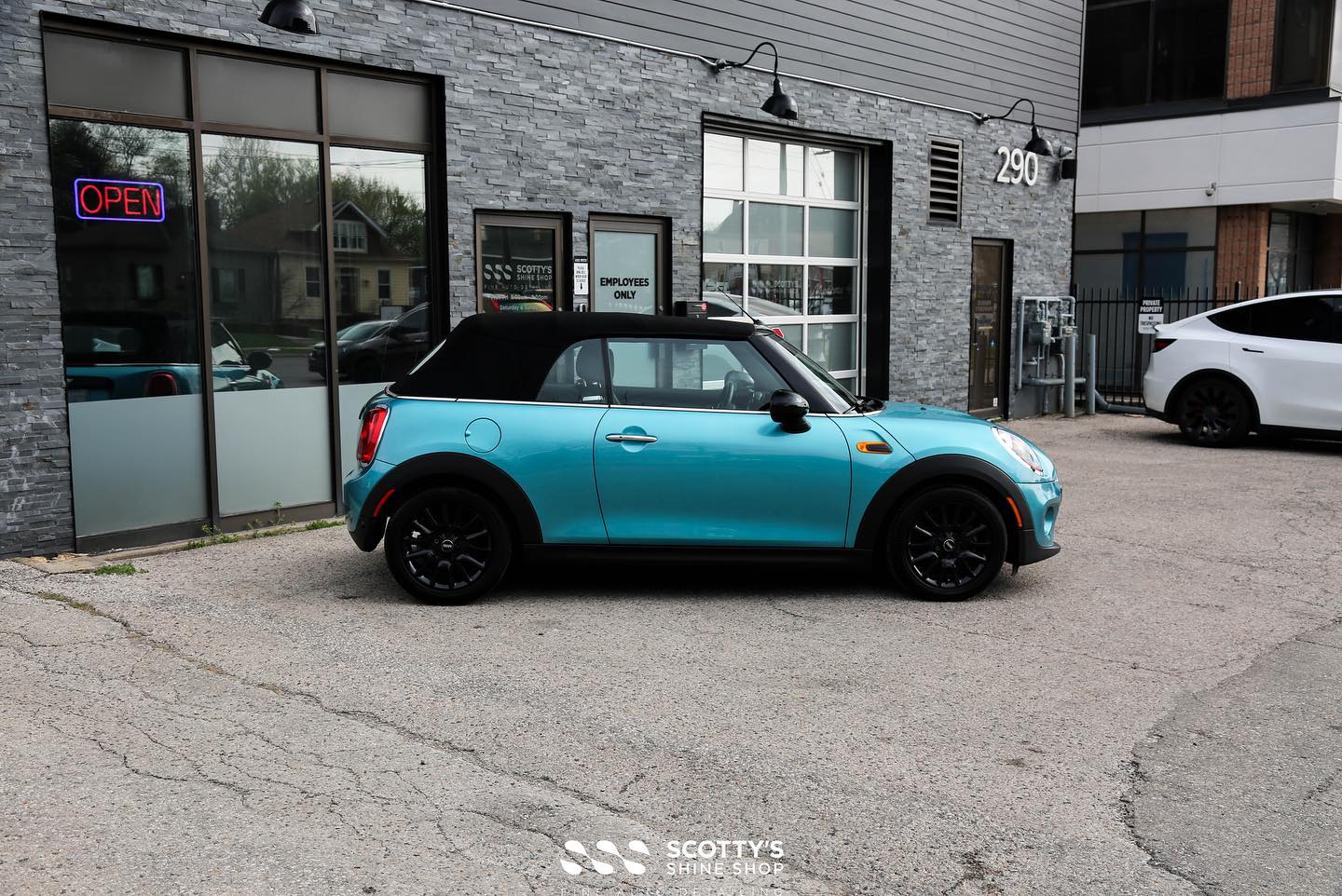 mini cooper full paint correction ceramic coating london on