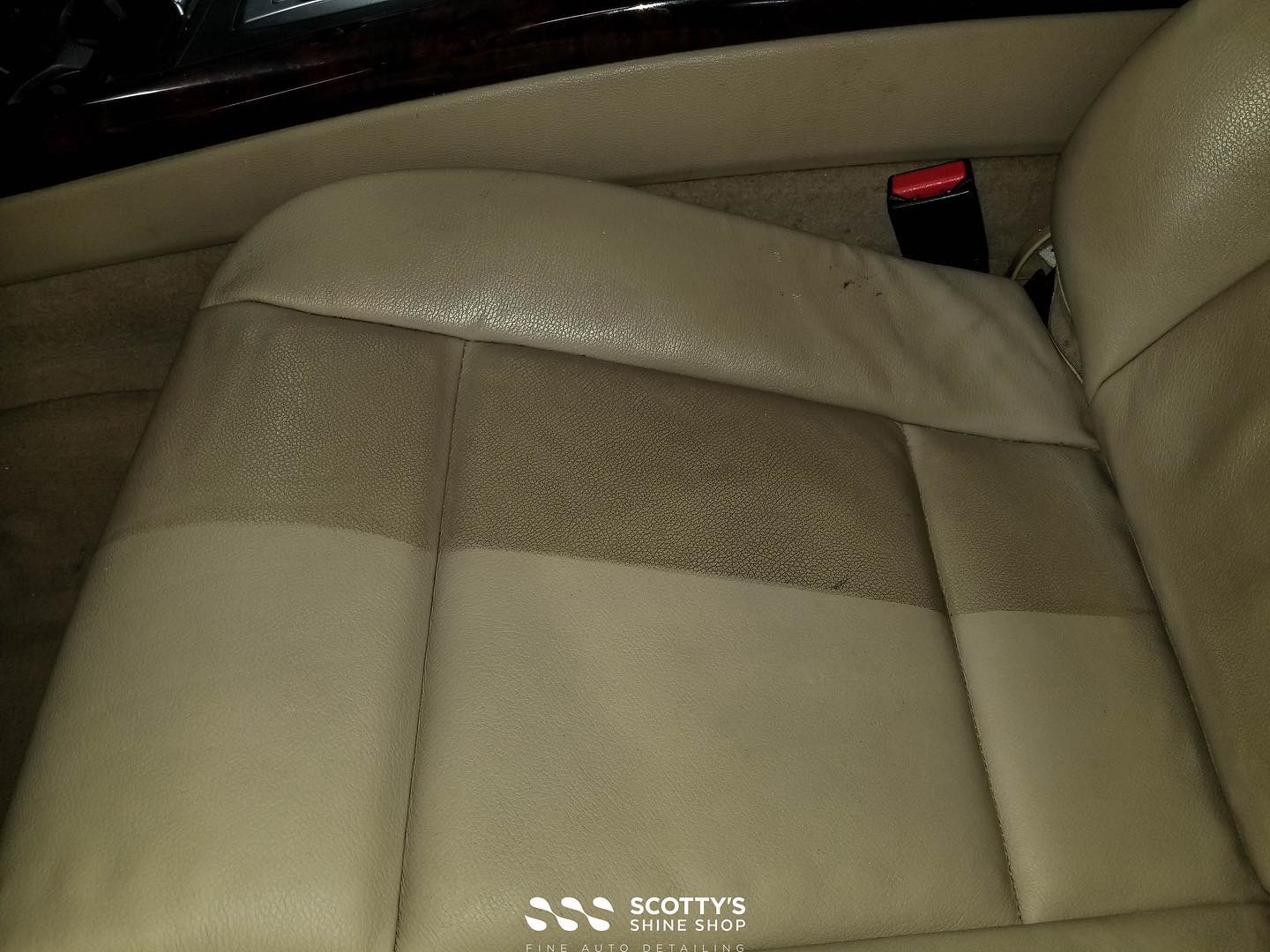 Leather Seat Auto Detailing Services London   Soiled Leather Seats Interior Detailing  1920w 