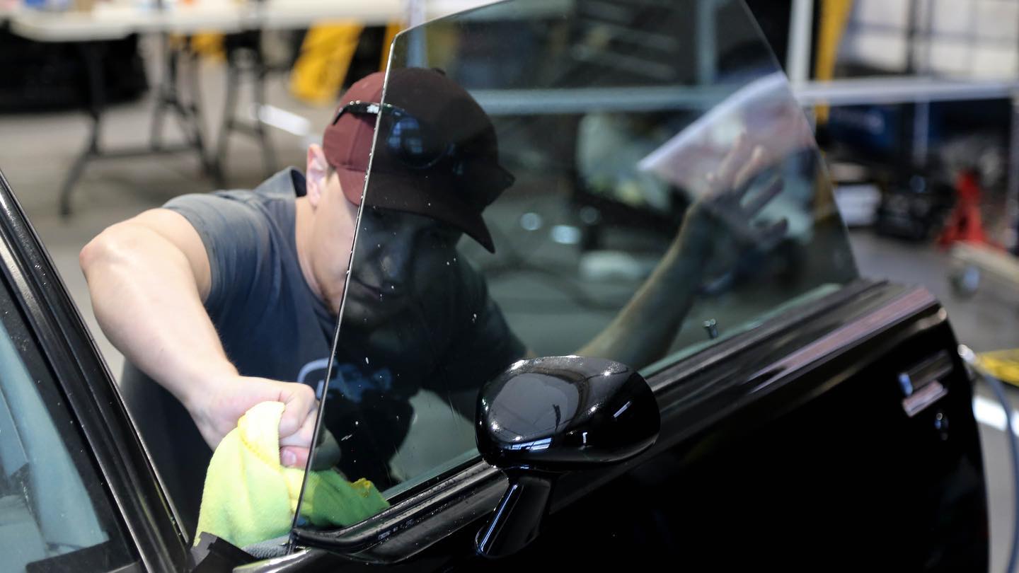 Vintage Buick Grand National Xpel Prime XR Plus Ceramic Window Tint installation shot London Ontario