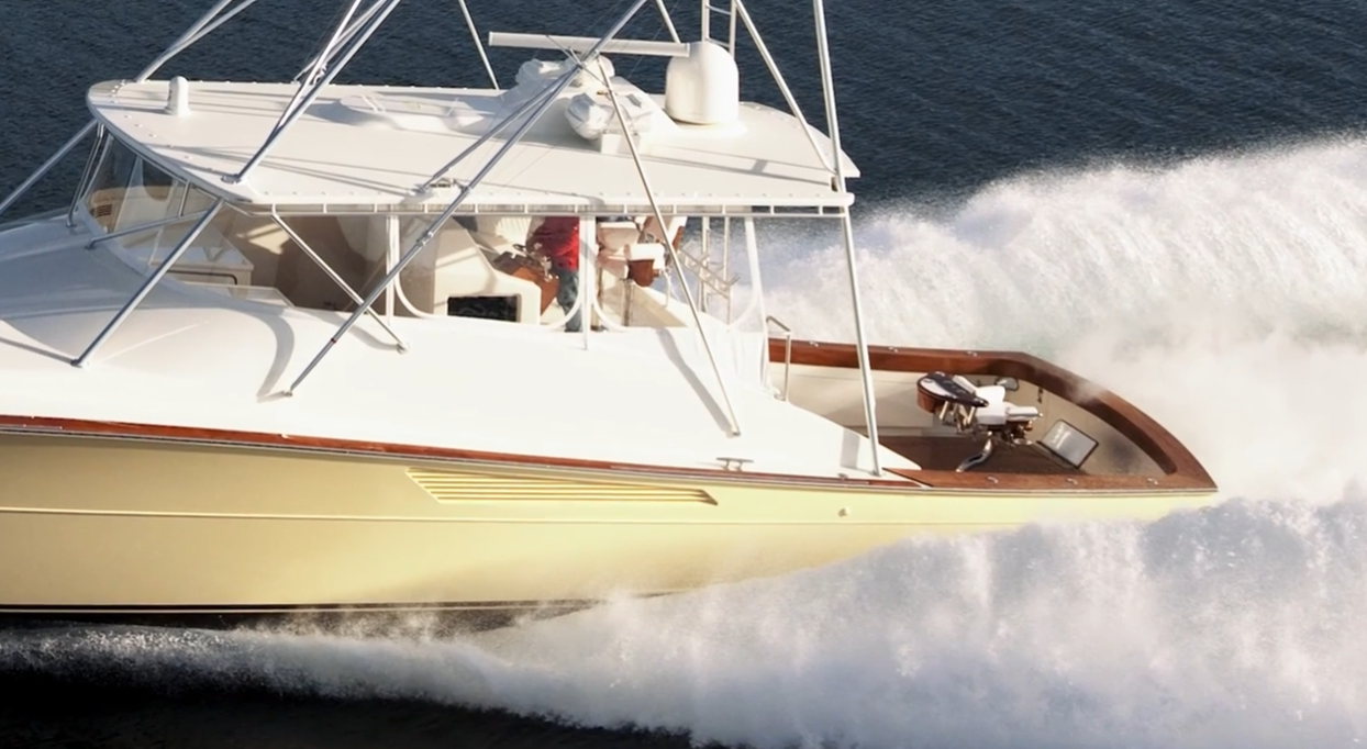 fully washed boat sailing