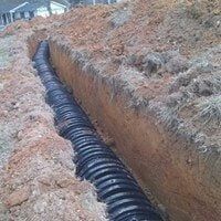 Installation of Septic Pipe Line — Septic Tank Contractor in Wythe County, VA