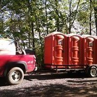 Portable Toilets in a Cart — Septic Tank Contractor in Wythe County, VA