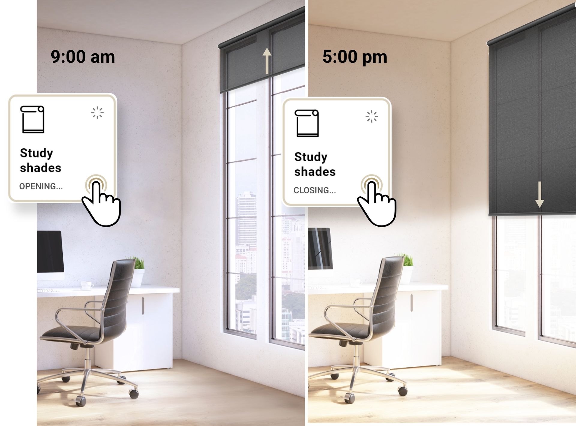 Three Bar Stools at a Kitchen Counter With Gold Pendant Lights Above — Instyle Curtains & Blinds in Bungalow, QLD