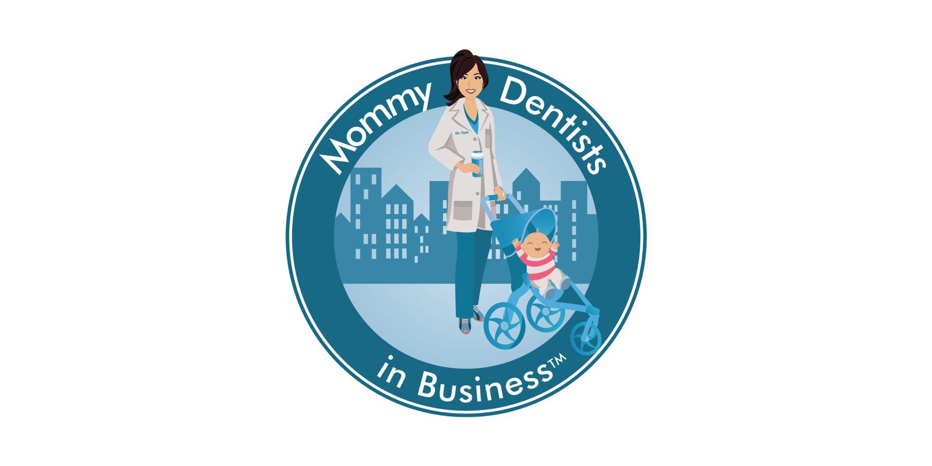 A logo for mommy dentists in business