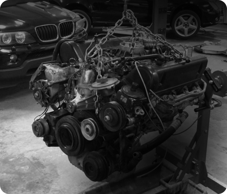 engine removed from car | Benz Tech