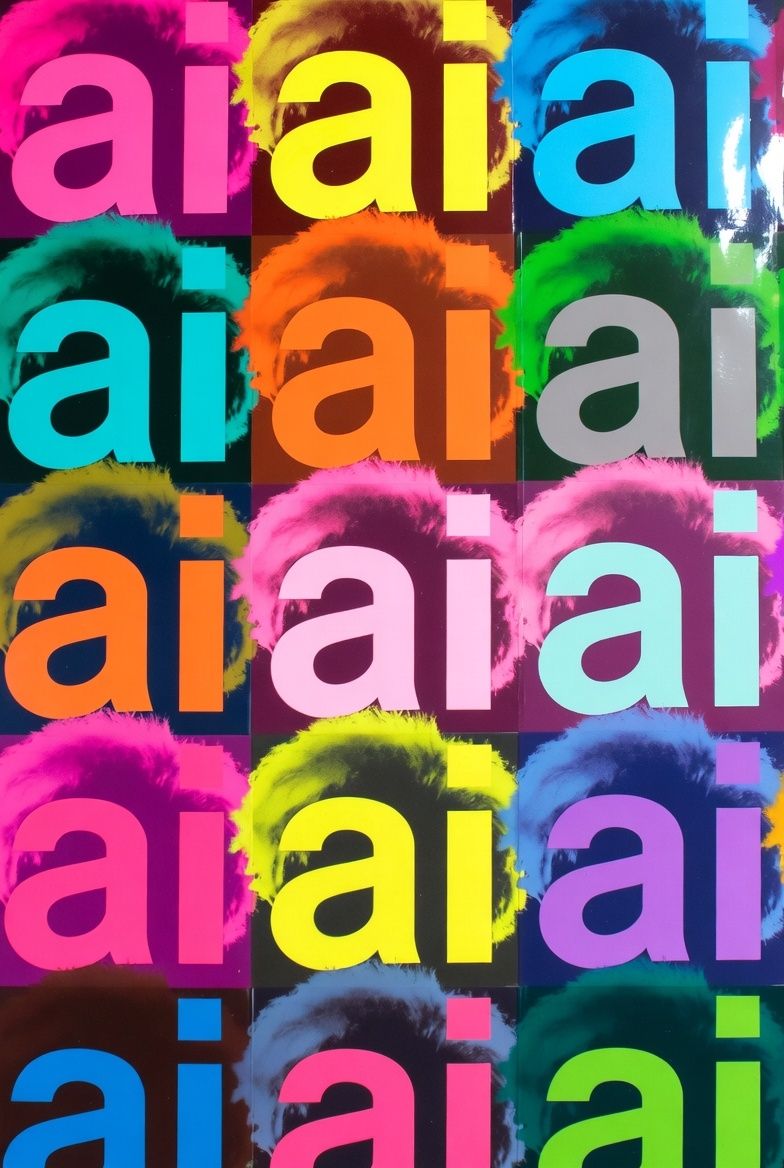 Seashells hanging from bare branches on a sunny beach, turquoise water and blue sky in the background.