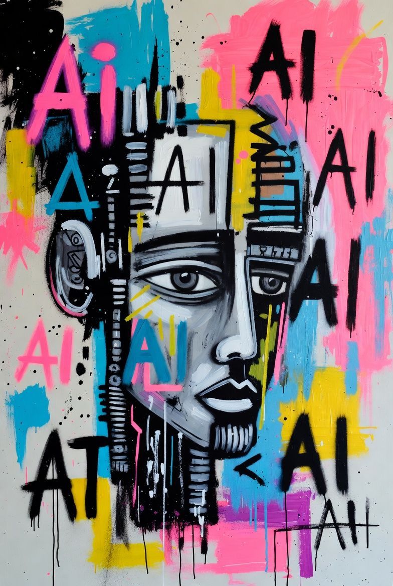 Sandy beach with waves crashing. Sky is blue with light clouds.