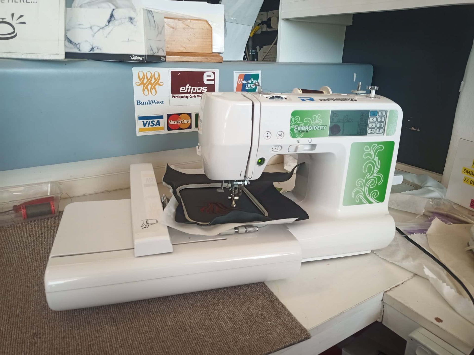 Embroidery Sewing Machine — Sewing Machine Repairs in Rosslea, QLD