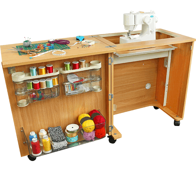 Sewing Machine Table with Sewing Kit Storage — Sewing Machine Repairs in Rosslea, QLD