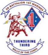 3rd Battalion, 1st Marine Regiment, 1st Marine Division  Badge