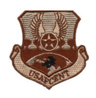 A patch that says usaf cent on it