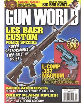 magazine cover showing weapons
