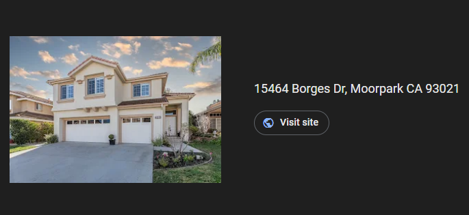 House at 15464 Borges Dr, Moorpark CA 93021 with a 