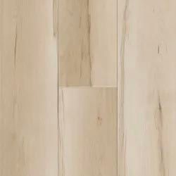 Light beige wood flooring with vertical grain.