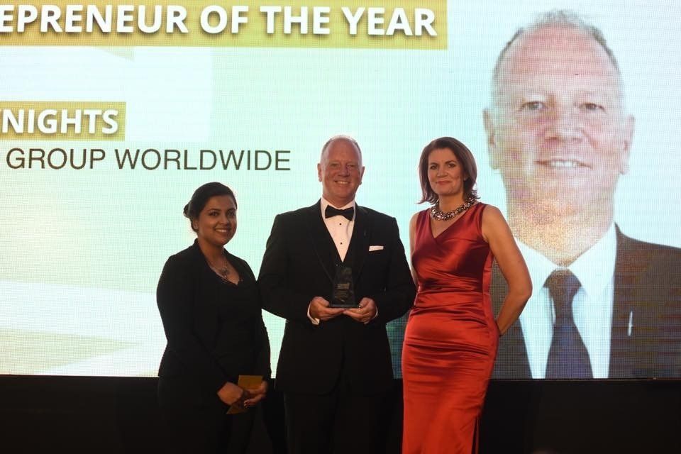 Adrian Rabey with tony Knight