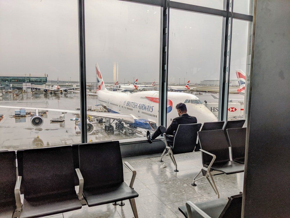 Uk Border Force British Training Board at Airport