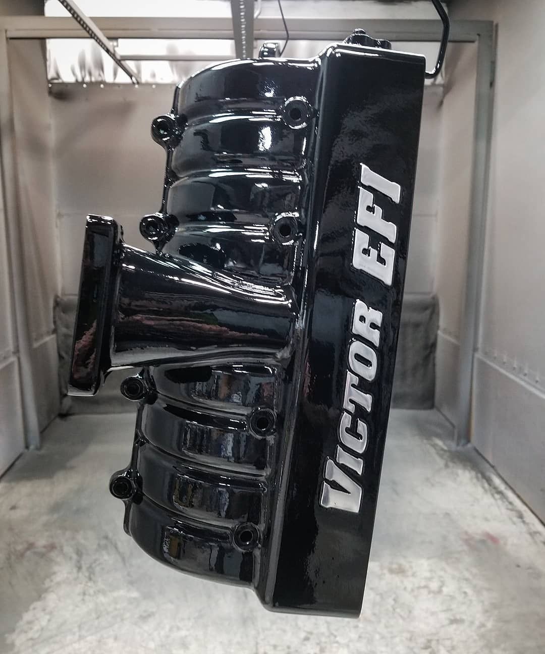 Black intake manifold, 