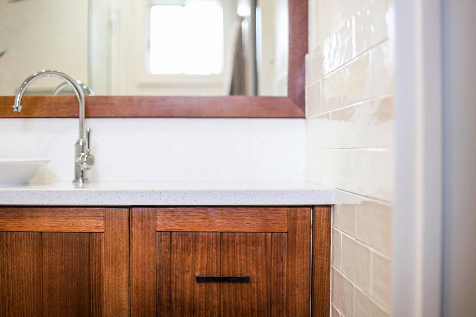 Details of Custom Cabinet with Black Handle — Crispin Cabinetmakers in South Grafton, NSW