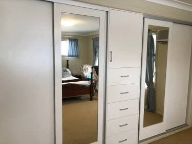 Wardrobe with Built-In Mirror — Crispin Cabinetmakers in South Grafton, NSW