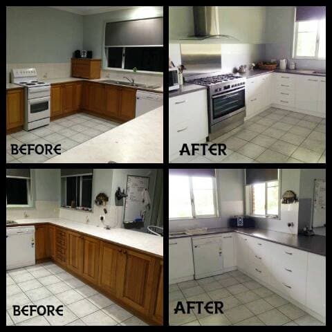 Before and After Renovation — Crispin Cabinetmakers in South Grafton, NSW