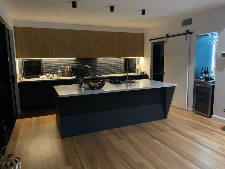 Kitchen with Timber Floor — Crispin Cabinetmakers in South Grafton, NSW