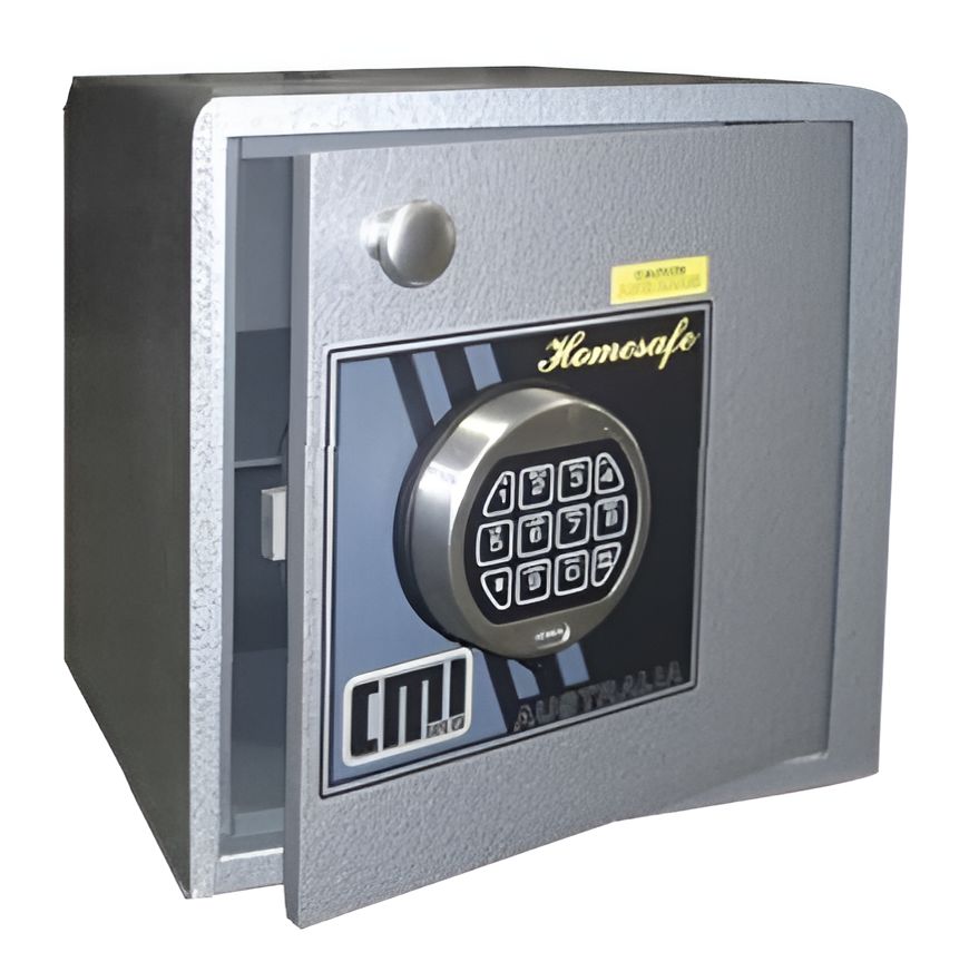 A Homesafe Safe With the Door Open — Darwin Lock & Key In Coconut Grove, NT