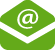 A green square with a white circle in the middle.