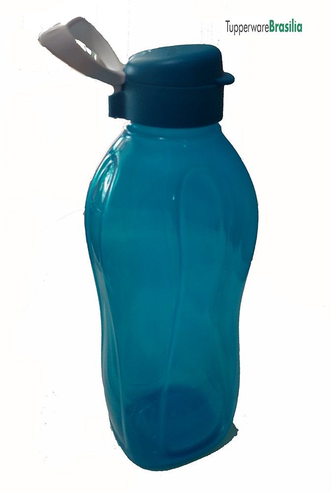 Eco Tupper Plus Red Peacock Azul Tupperware 2 Litros