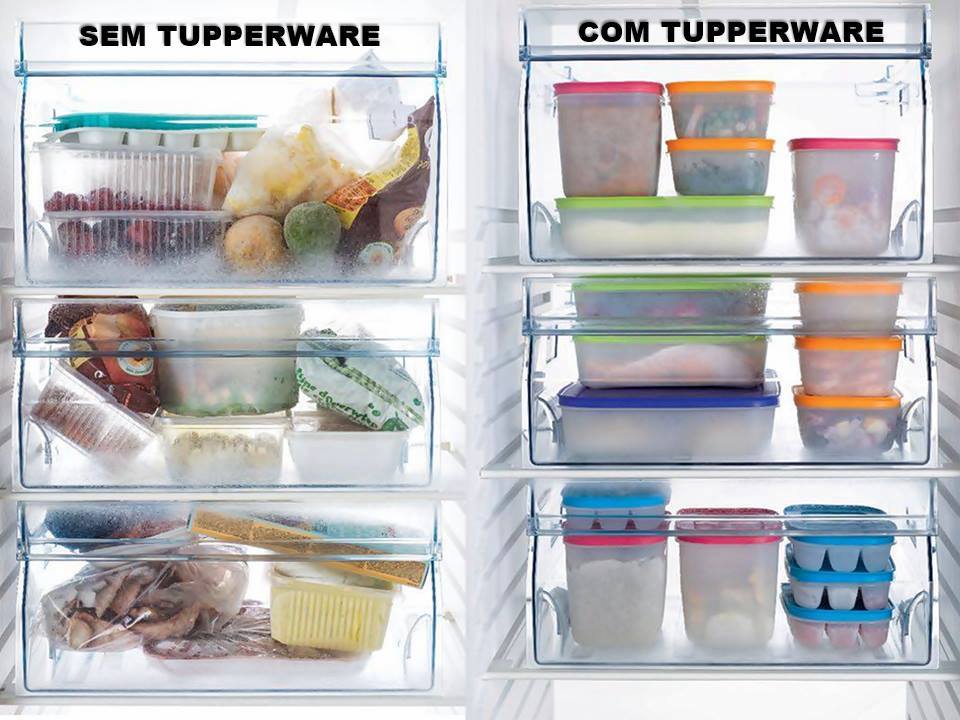 Organize sua geladeira com Tupperware