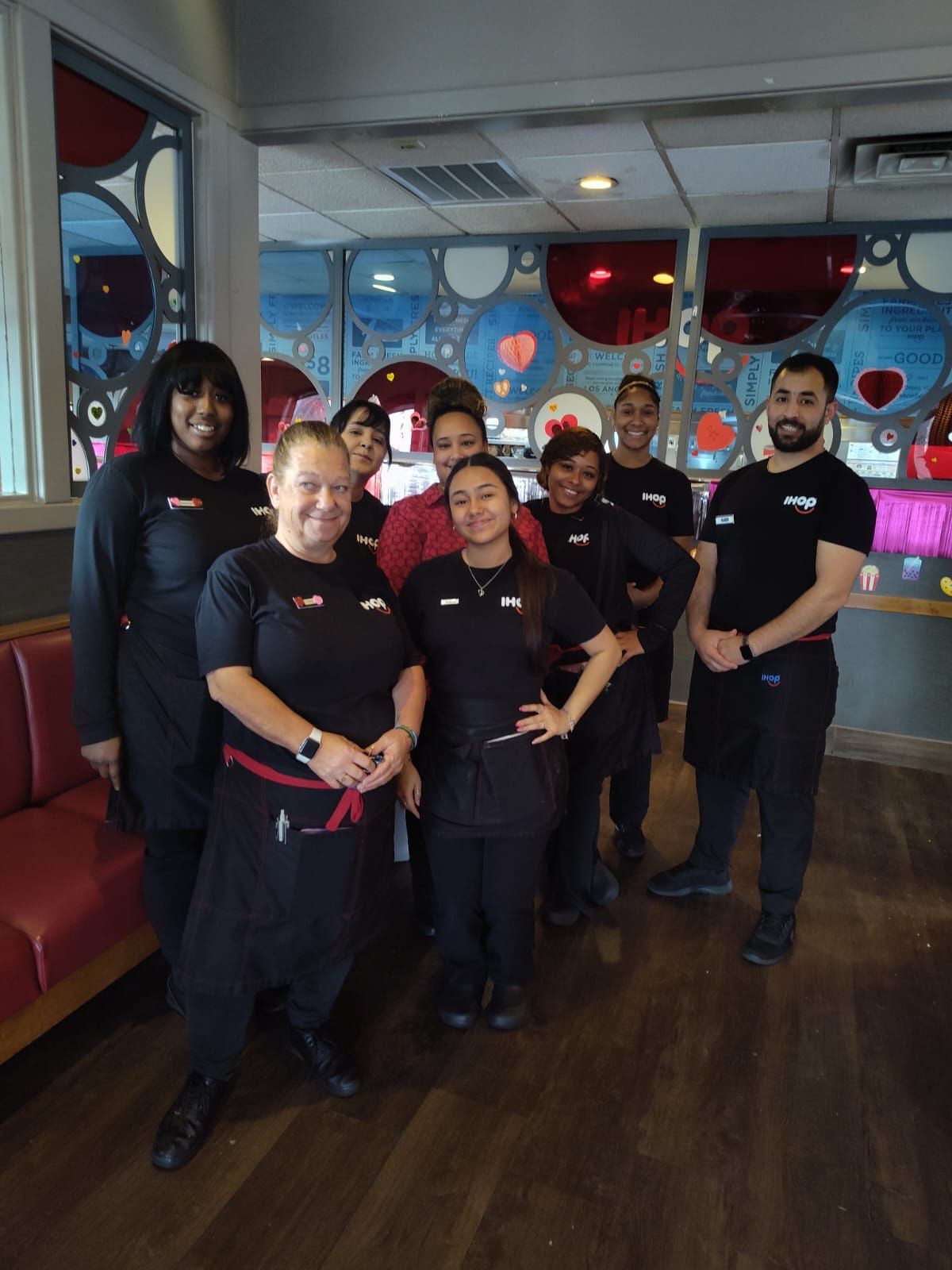 staff at dual-branded Applebee's and IHOP location