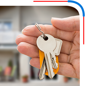Residential Locksmith Services | A set of keys being held by a hand
