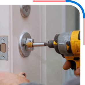 Residential Locksmith Services | Locksmith installing a dead bolt