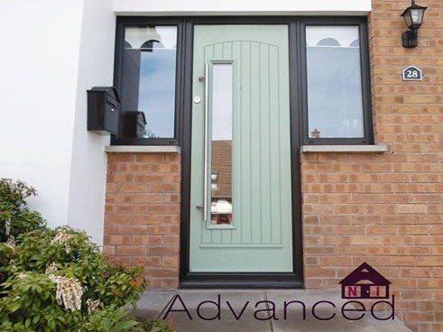 coloured composite door