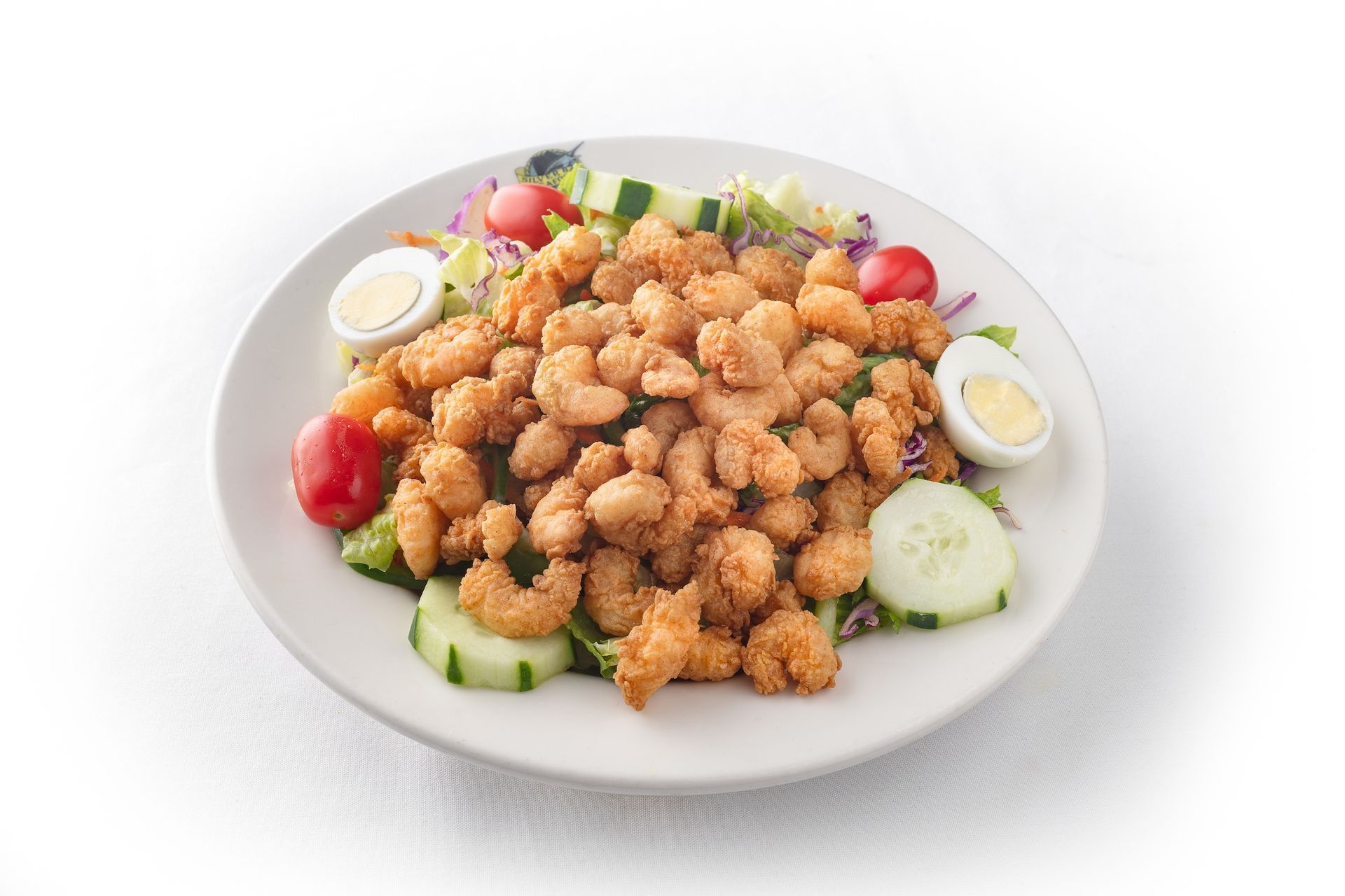 Fried Baby Shrimp Salad