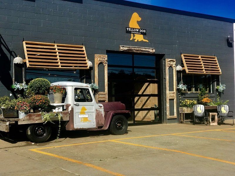 Beautiful collections in front of a gift shop near Grand Blanc, MI