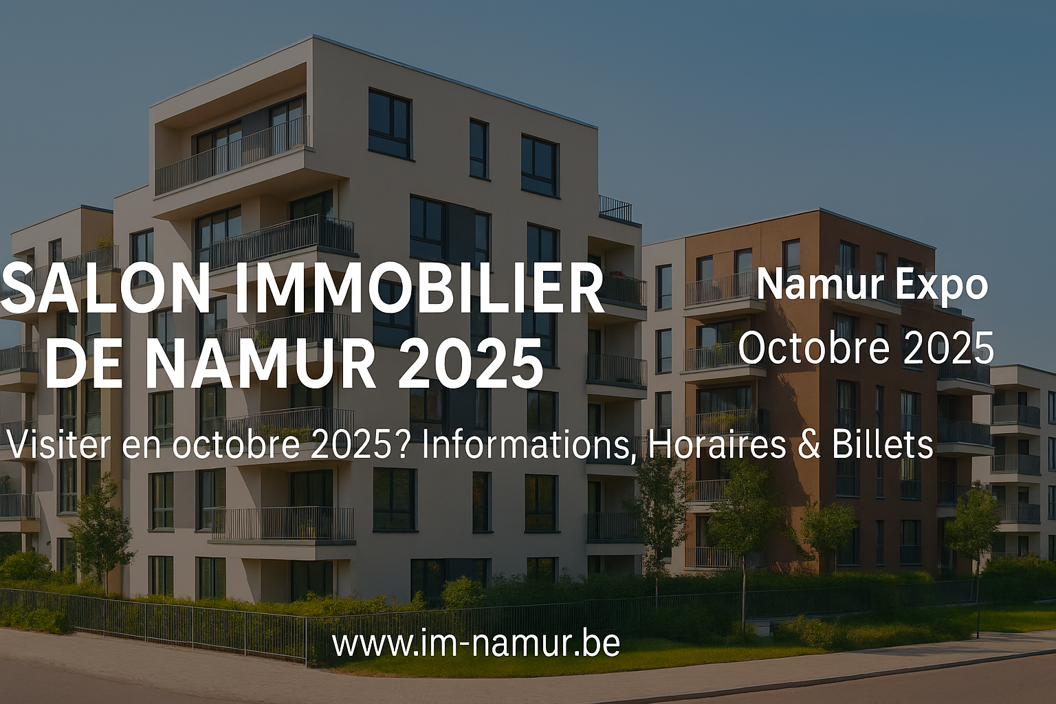 Salon Immobilier de Namur 2025 bezoeken? Informatie, Tijden & Tickets
