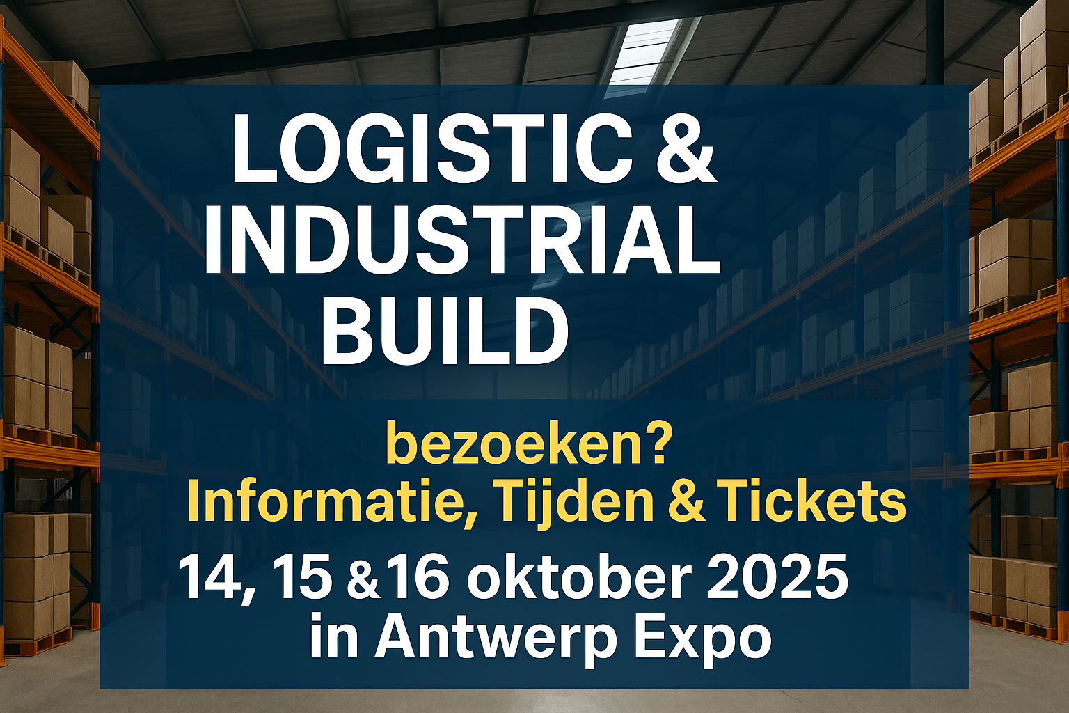 Logistic & Industrial Build 2025 bezoeken? Informatie, Tijden & Tickets Logistic & Industrial Build 2025 bezoeken? Informatie, Tijden & Tickets