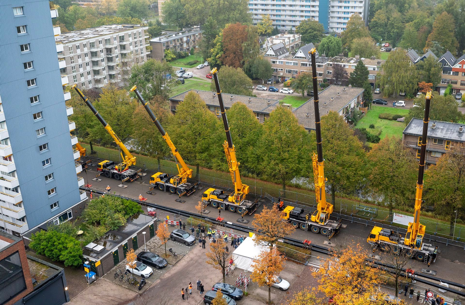 Spectaculaire ondergrondse boring betekent nieuwe fase aanleg Warmtenet Delft