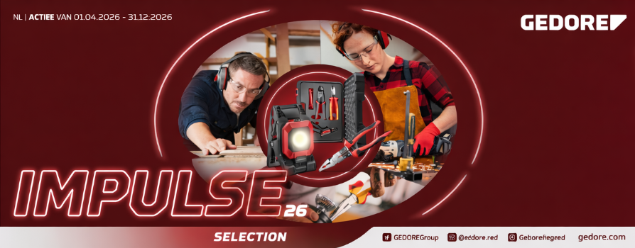 Gedore introduceert IMPULSE 26: compacte kracht voor de moderne vakman Gedore introduceert IMPULSE 26: compacte kracht voor de moderne vakman
