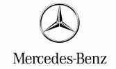 Um logotipo preto e branco da Mercedes Benz em um fundo branco.
