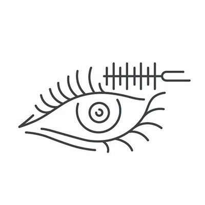 Wimpernlifting Illustration