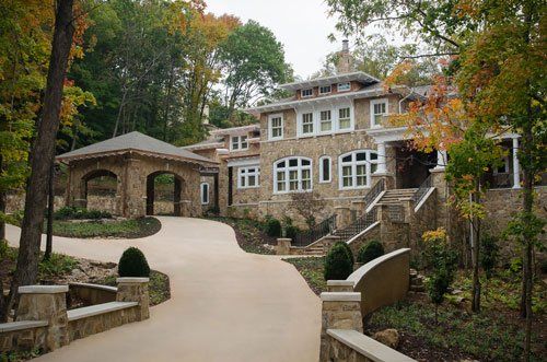 Construction Company — House with Rock Design in Huntsville, AL
