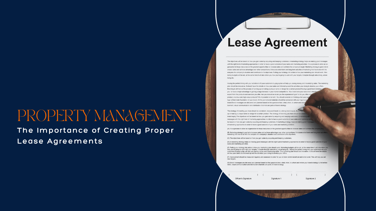 Oceanside Property Management: The Importance of Creating Proper Lease Agreements - Article Banner