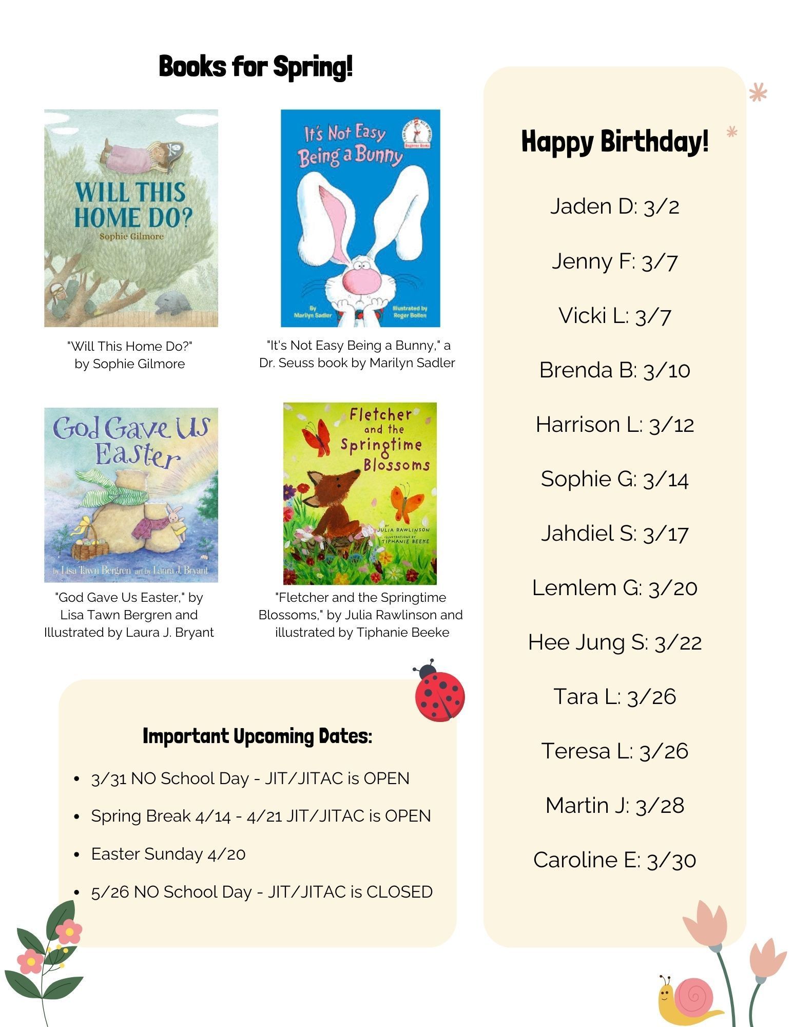 september newsletter