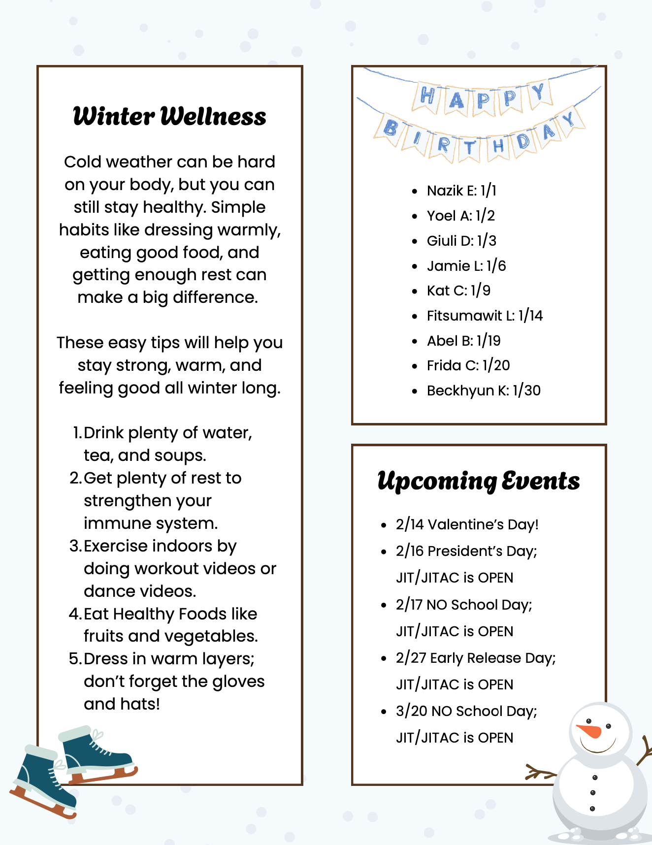 september newsletter