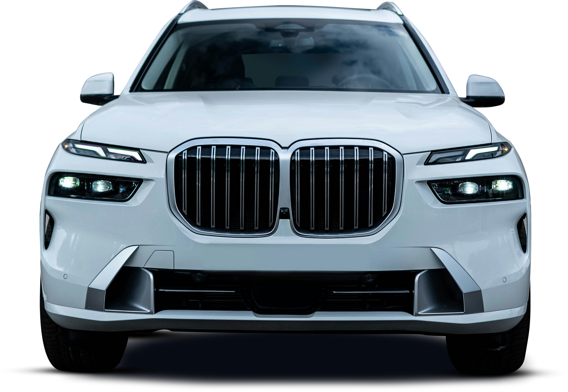 White BMW Front View | Konstant Autowerks